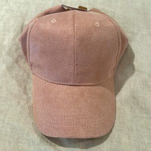 BRAND NEW, with tags! Mauve pink baseball hat.